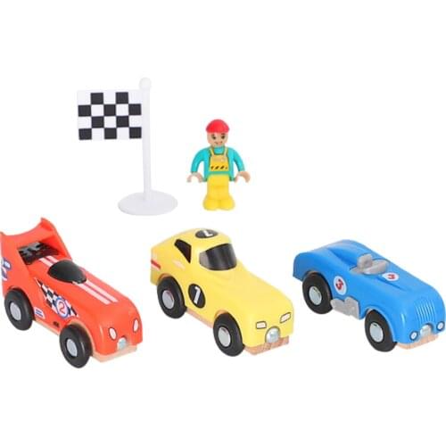 Magnetic Metal Diecast Car Toy Police Rescue Scene Simulation Toy Kids Diecast Vehicle Metal Alloy Toys Match To Wooden Tracks