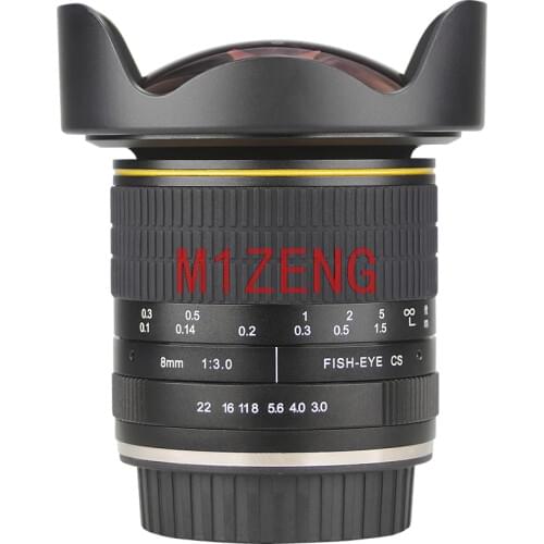 8mm F3.0 Ultra Wide Fisheye Manual Prime camera LENS for canon 60d 80d 90d nikon D90 D300S d500 d750 D7100 D5300 D3200 camera