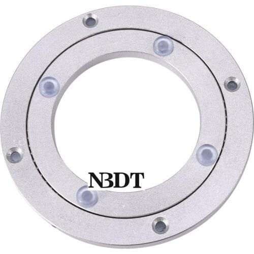 Aluminum Turntable Ball Bearing Table Swivel Plate Lazy Susan Turn Table Restaurant Dining Table Cake Decoration TV Monitor