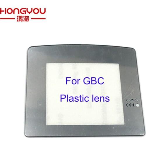100Pcs Silver Plastic Screen Lens Protector For Game Boy Color GBC Protective Lens