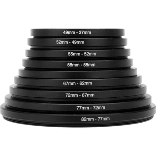 37 49 52 55 58 62 67 72 77 82 mm Lens SLR UV Polarizer Filter Digital Transfer Ring Ascending Loop Lens