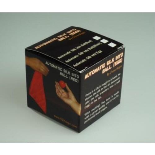Automatic Silk Into Ball (White/Red Color Available)Magic Tricks Funny Stage Magic Scarve Illusion Gimmick Magic Props Magicians