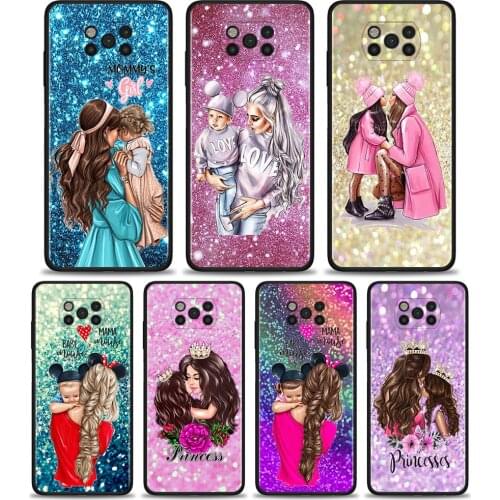 Cover For Xiaomi 11 Ultra 11i 10 10T 9 SE 9T Pro Shell Capa for Poco X3 NFC F3 M3 Pocophone F1 Note 10 Caso Baby Mom Girl
