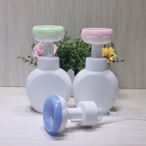 Childrens Flower Foam Pump Bottle Hand Soap Pump Dispenser for Cleaning Travel Cosmetics Dispenser Hand Soap Dispenser 350ml