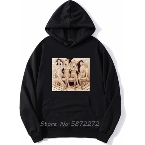 Wise Monkeys Sexy Womans Funny Unisex Hoodie Retro O-Neck Funny Men Sweatshirt Spring Autumn Hoody Hoodies Streetwear