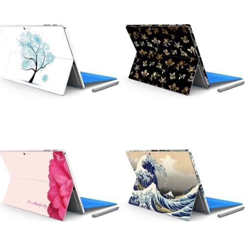Cool design For Micro Surface Pro4 skin sticker for surface pro 4 Back Full Decal Tablet notebook vinyl Sticker