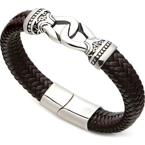 Мужские кожаные браслеты Mestylish China At AliExpress