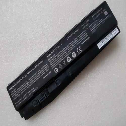 New N850BAT-6 for Clevo N850HC N850HJ N850HJ1 N850HK1 N850HN N870HC N870HJ1 N870HK1 6-87-N850S-4C41 Genuine Laptop Battery 47Wh