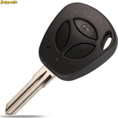 Jingyuqin 10pcs Remote Car Filp Key Fob Shell Replacement For LADA Priora Sedan Sport Kalina Granta Vesta X-Ray XRay 3 Buttons