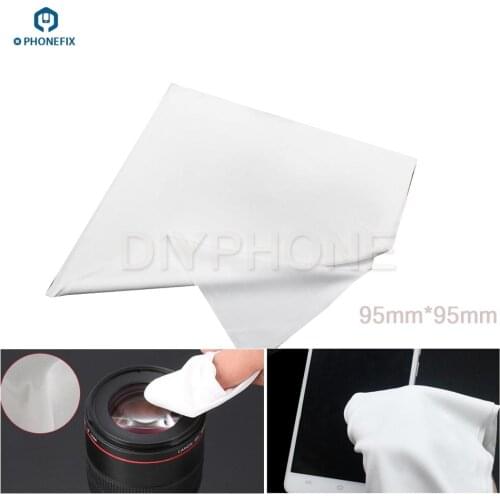 Dustproof Cloth 40pcs 95*95mm Cleaning Cloth Dust Cleaner for Mobile Phone LCD Screen Glass Microscope Lens Camera Cleaning Work
