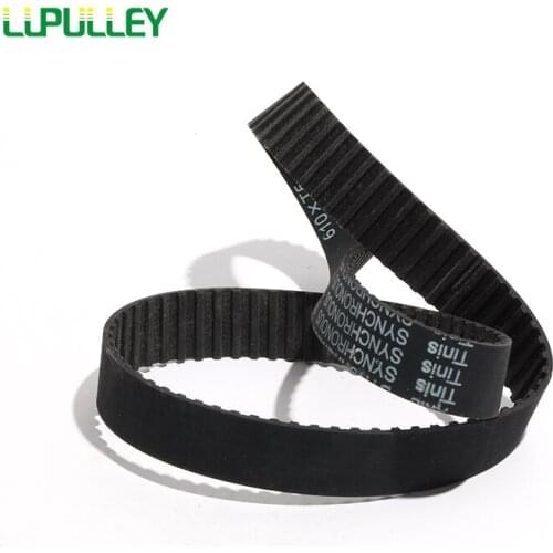 LUPULLEY T5 Model Timing Belt With Width 10/15/20/25/30/35/40/45/50mm Pitch Length 240/245/250/255/260/270/275/280/290/295/300mm