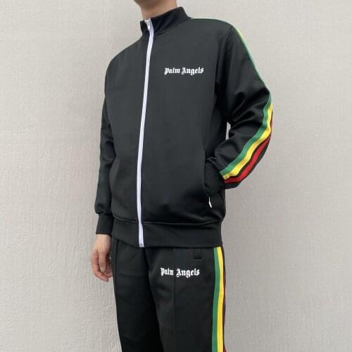Palm Angels PA Rainbow Sports Mens and Womens Side Zipper Stripe Suit