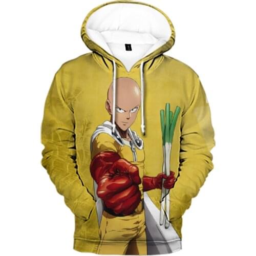 Anime One Punch Man 3D Print Hoodies Sweatshrits Men Women Kids Spring Autumn Sportswear Fashion Comic One Punch Man Clothes