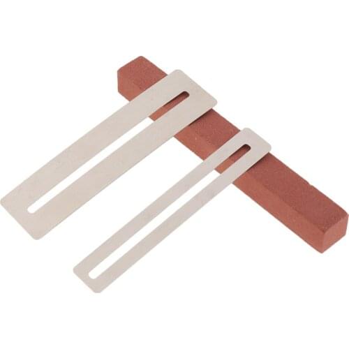 Tooyful 2pcs Fingerboard Fret Guard Protector+1pc Sanding Polish for Guitar Bass DIY Luthier Tool