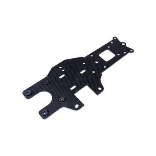 1/5 rc car gas BAJA carbon fiber car rear bottom plate for 1:5 scale hpi baja 5b km rovan