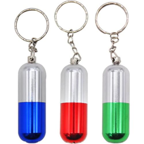 1 Pcs Portable Smoke Metal Pipes Tobacco Grinder Herb Pipes With Key Chain Pipes Detachable Smoking Pipe Gifts for man