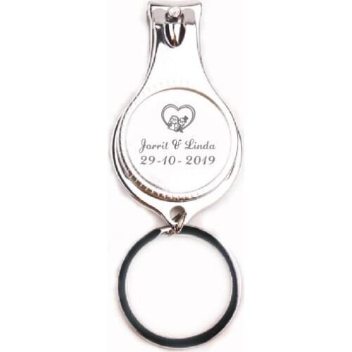 30pcs custom free logo text Personalized gift Nail Cutting Trimmer Toenail Fingernail Cutter Toenail Clippers For Thick Nails