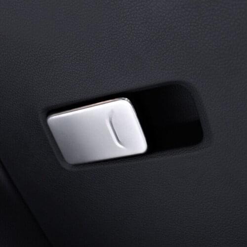 Stainless Steel For Jeep Renegade 2015 2016 2017 Accessories Car Copilot Glove Box Door Bowl Handle Cover Trim Car Styling
