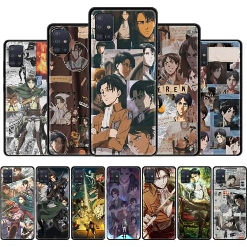 Anime Attack On Titan Case For Samsung Galaxy for A51 A71 A21s A31 A41 M31 A32 5G A12 Soft Phone Cover M30s M51 A11 A91 Funda