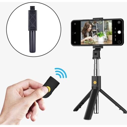 K07 Bluetooth Wireless Remote Extendable Selfie Stick Tripod Mount Stand 69cm