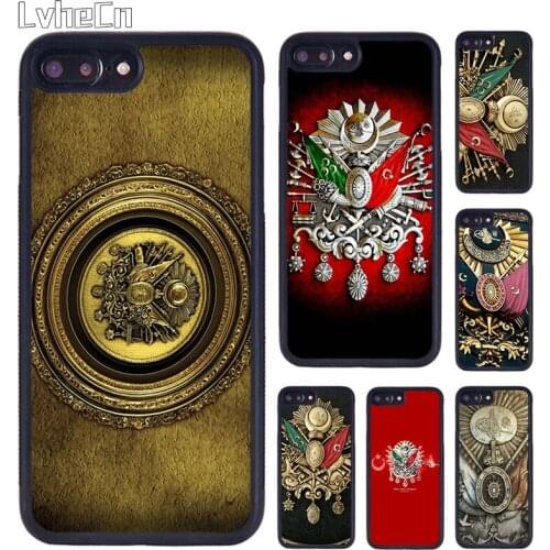 LvheCn Ottoman Empire Coat Of Arms Phone Case Cover For iPhone 5 SE 6s 7 8 Plus 11 12 Pro X XR XS Max Samsung galaxy S8 S9 S10