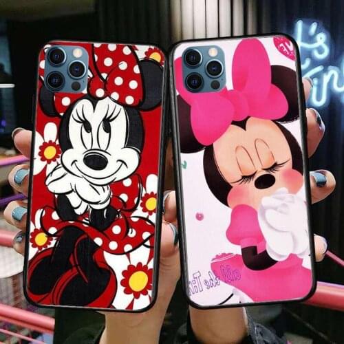 Minnie Mouse Dress Anime Phone Cases cover For iphone 11 Pro Max case 12 8 7 6 S XR PLUS X XS SE 2020 mini mobile cell shell fu