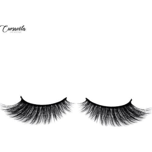 Cursavela 3D Faux Mink Eyelashes Thick Hand Made Silk Cross Lashes Fake Lashes Reusable Makeup Eyelash Set Lashes Vendor