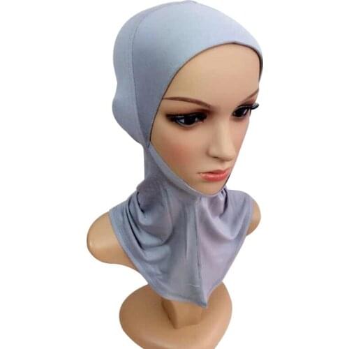 DD4 wholesaleFashion Comfort muslim underscarf Wrap the chin hijabs underwear headband