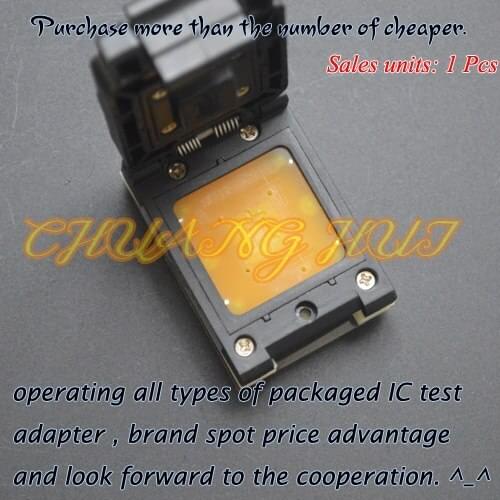 DIY IC TEST WFBGA48-0.5 NOR 4X5 test socket WFBGA48 BGA48 ic socket Pitch=0.5mm Size=4x5mm