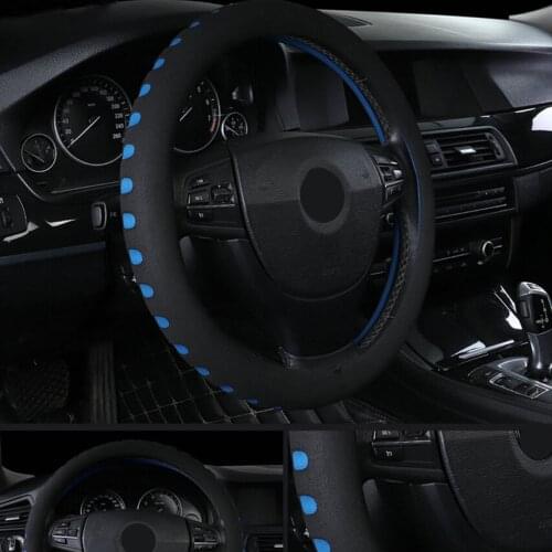 38cm Car Steering Wheel Cover Fit For Most Cars Skidproof Car-styling Diameter Car Steering-wheel Covers EVA Punching