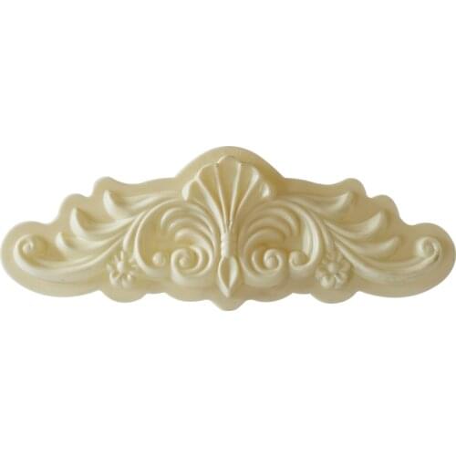 H28*L90cm (11.02*35.43in) ABS Chrysanthemum Petal Precast Home Decoration Outer Wall Concrete Applique Mold Multi Pattern/Specs