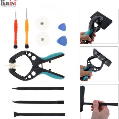 Cell Phone Repair Tools 10 In 1 Mobile Phone LCD Screen Opening Pliers Panel Suction Cup Repair Tool Kit for Mobile Phone