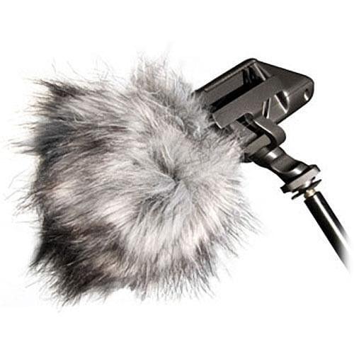Faux fur microphone muff windshield sleeve