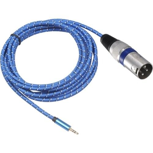 New Hot Sale 3m Canon Wheat Line Microphone Line 3.5mm to XLR Male Computer Amplifier Audio Signal Cable