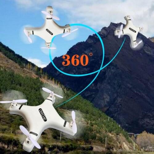 Mini Four-axis RC Aircraft 2.4G Drone RC Quadcopter Aircraft LED Drone One-Button Return Gifts Kids Outdoor Remote Control Toy