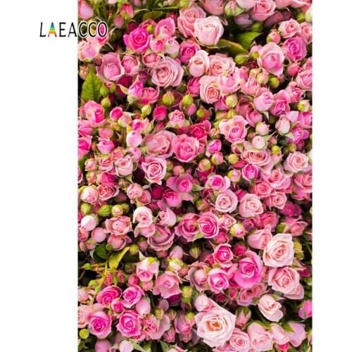 Laeacco Flowers Blossom Rose Ceremony Party Wedding Wall Baby Portrait Photo Backgrounds Photography Backdrops For Photo Studio