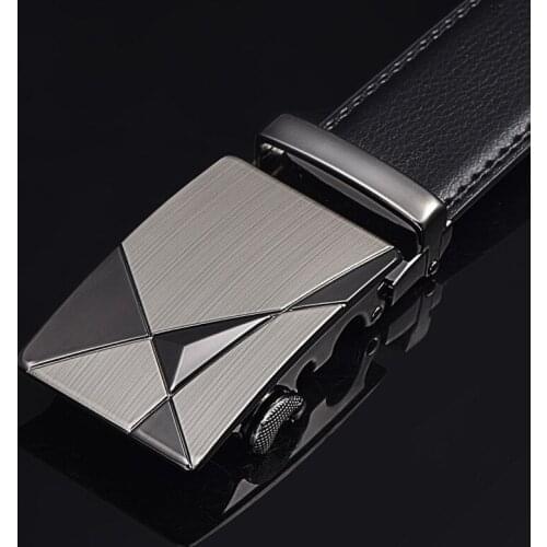 MEDYLA Fashion Design Leather Strap Male Automatic Buckle Belts for Men Authentic Trend Mens Belts Ceinture Cinto Masculino