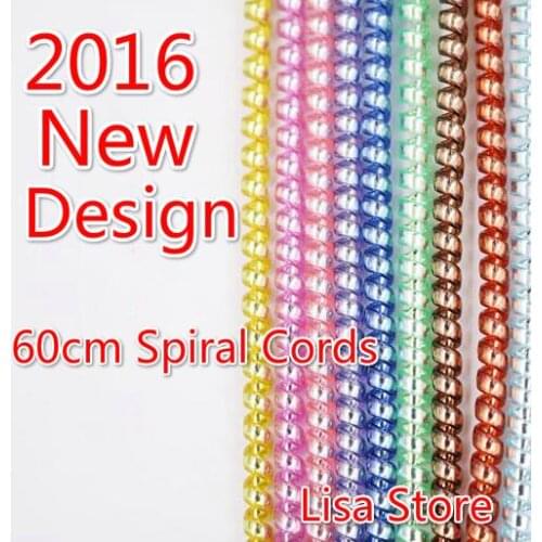 Luxuriou Pure Color Spring Protective Sleeve Mobile Tablet Spiral Cord Protector for Cell Phone iPhone Charger Earphone Cord