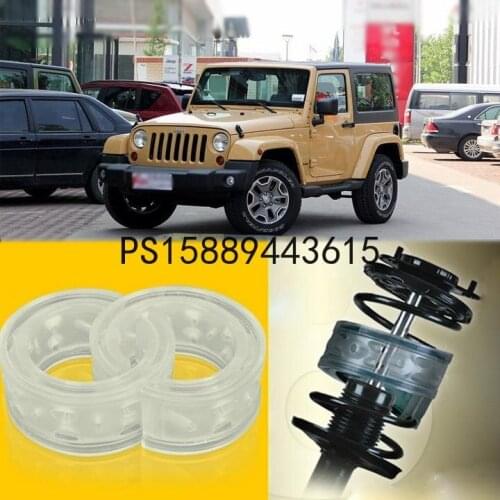 2pcs Power Front /Rear Shock Suspension Cushion Buffer Spring Bumper For Jeep Wrangler