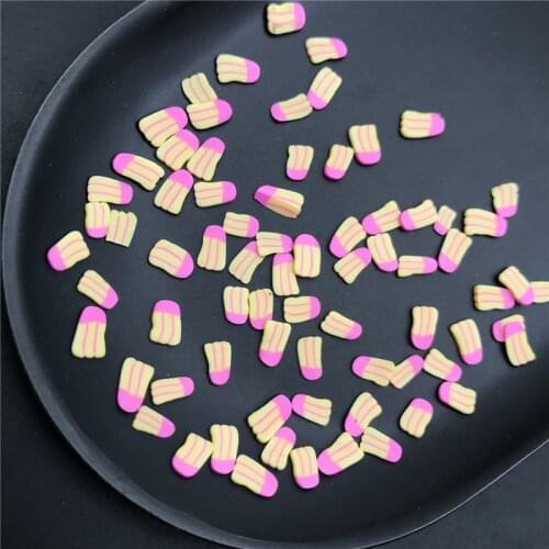 50g Banana Polymer Clay Sprinkle For Kids Diy ,Soft Clay For Craft Clay/Nail Art /Scrapbook Decoration DIY,Craft Filler