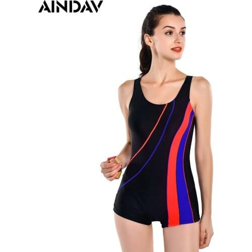 Professional Boyleg Swimming Suit for Women Sports Bathing Suit One Piece Swimsuit Racing Swimwear Bodysuits Trikini Plus Size