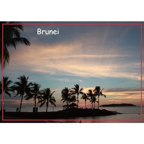 Rectangle Rigid Magnets 78*54*3mm,Brunei Tourist Fridge Magnets 20379 Rigid Plate Memories,Magnetic sticker