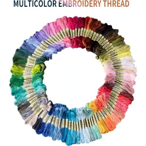 Multicolor Similar Thread Cross Stitch Cotton Sewing Skeins Embroidery Thread Floss Kit DIY Sewing Tools silk thread