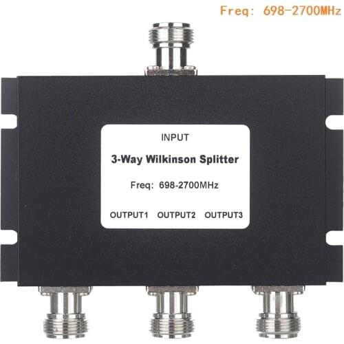 ZQTMAX Power divider 698-2700MHz Microstrip Splitter N-F for Communication GSM CDMA Wcdma 2G signal booster and Walkie talkie
