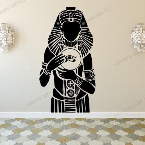 Self-adhesive Wall Decals Egyptian Vinyl Wallpaper Murals Egypt Eye of God Room Decoration Idea Wall Stickers Mural JC124