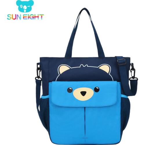 SUN EIGHT Cartoons School Bags Cross Boby Bag Shoes Mochila 4 Colors For Children Gift