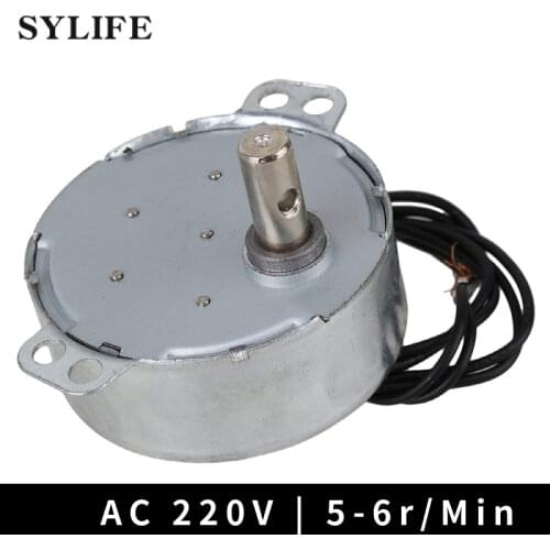 Synchronous Motor AC 220-240V 50/60Hz 4W 5/6 RPM Robust TYC-50 Torque 4KGF.CM