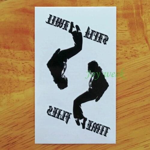 Waterproof Temporary Tattoo Sticker sexy Michael Jackson tattoo totem tatto stickers flash tatoo fake tattoos for girl women men