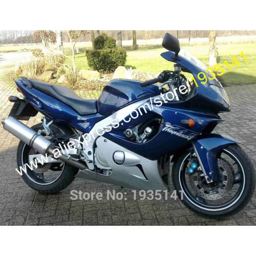 For Yamaha Yzf600R Thundercat 97-07 Parts YZF-600R 1997-2007 Yzf 600 R Blue Silver Aftermarket Motorcycle Fairing Set