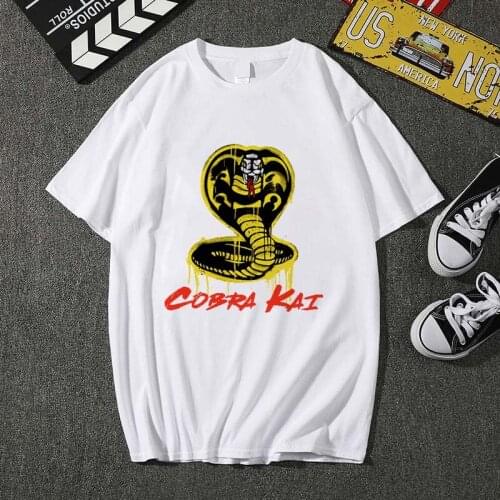 Female T-shirt Karate Kid T-shirt Cobra Kai T-shirt Harajuku Graphic Cute T-shirt Female Classic T-shirt